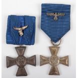 Luftwaffe 18 Years Long Service Cross