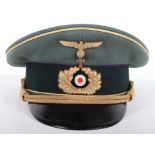 Third Reich Army Chaplain Generals Peaked Cap