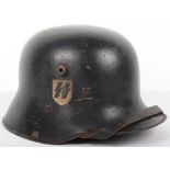 Allgemeine-SS M-18 Austrian Transitional Steel Helmet