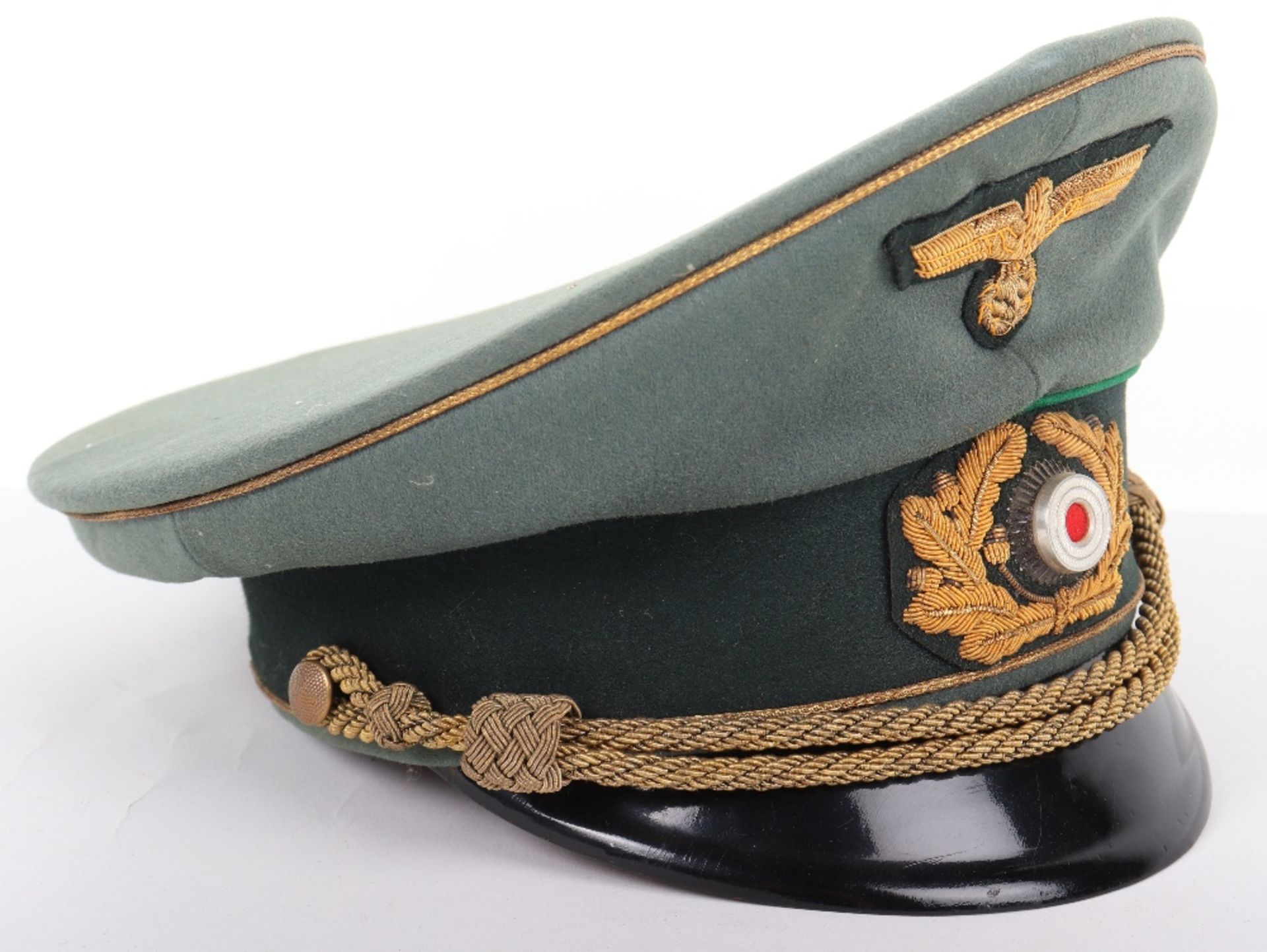 German Army Generals Peaked Cap - Image 2 of 6