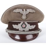 Reich Ministry for the Occupied Eastern Territories (RMBO) Officers Peaked Cap