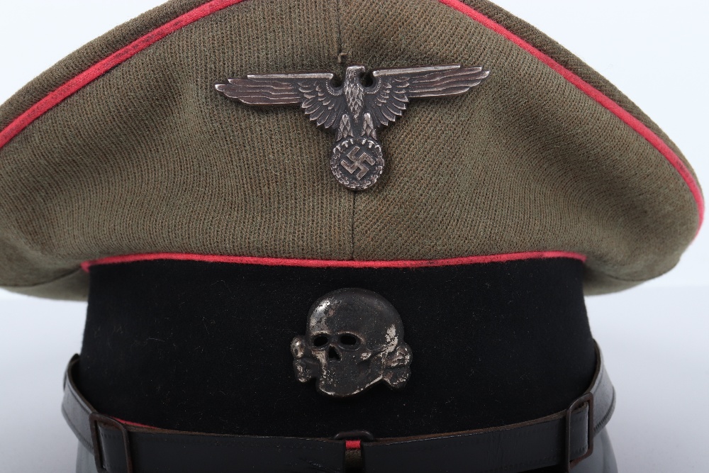 Waffen-SS Panzer NCO’s Peaked Cap - Image 6 of 6