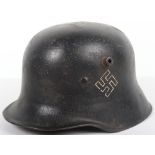 Allgemeine-SS M-16 Transitional Steel Helmet