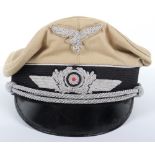 Luftwaffe Officers Summer Pattern Peaked Cap