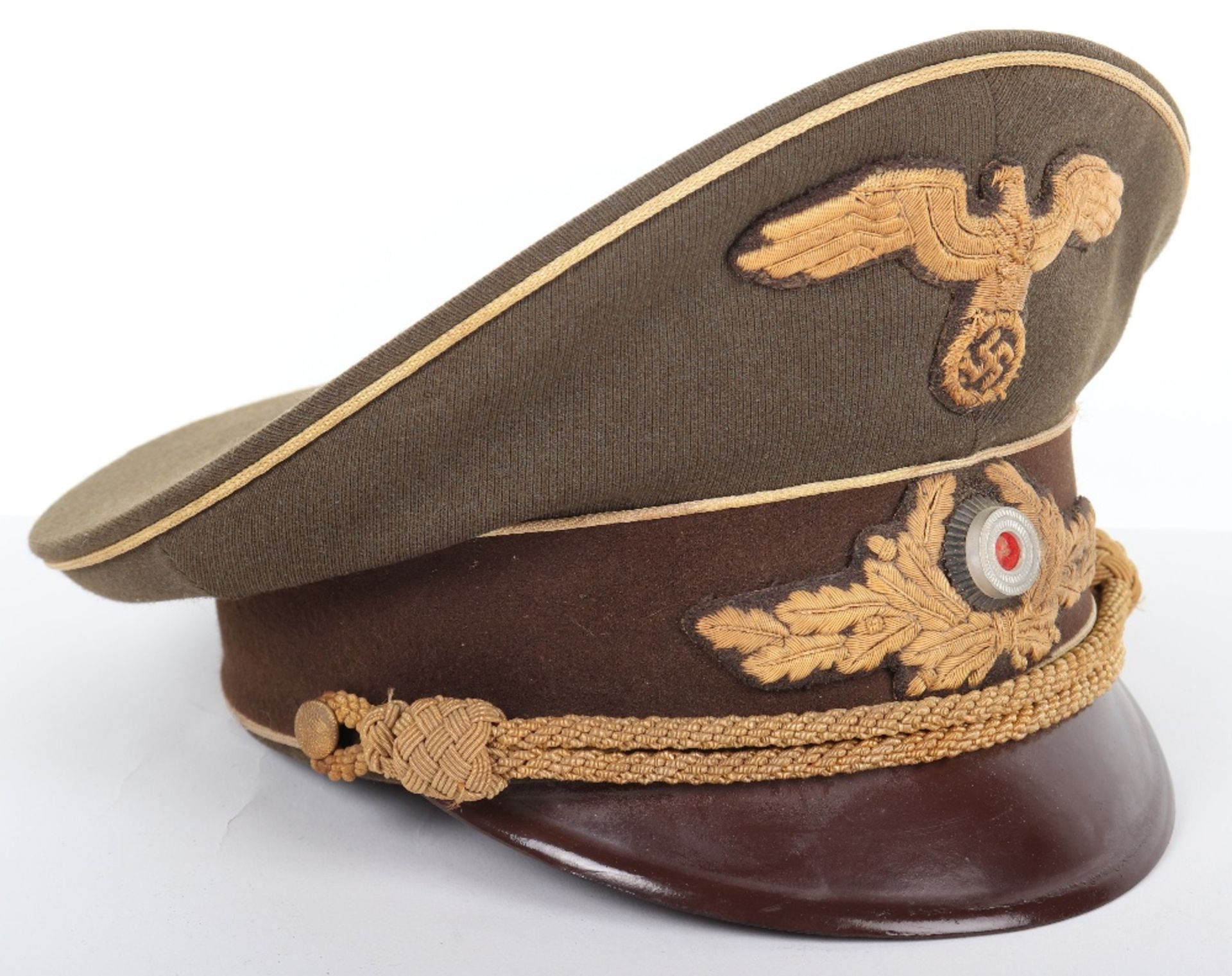 Third Reich Ministry of Occupied Eastern Territories (R.M.B.O) Leaders Peaked Cap - Image 3 of 6