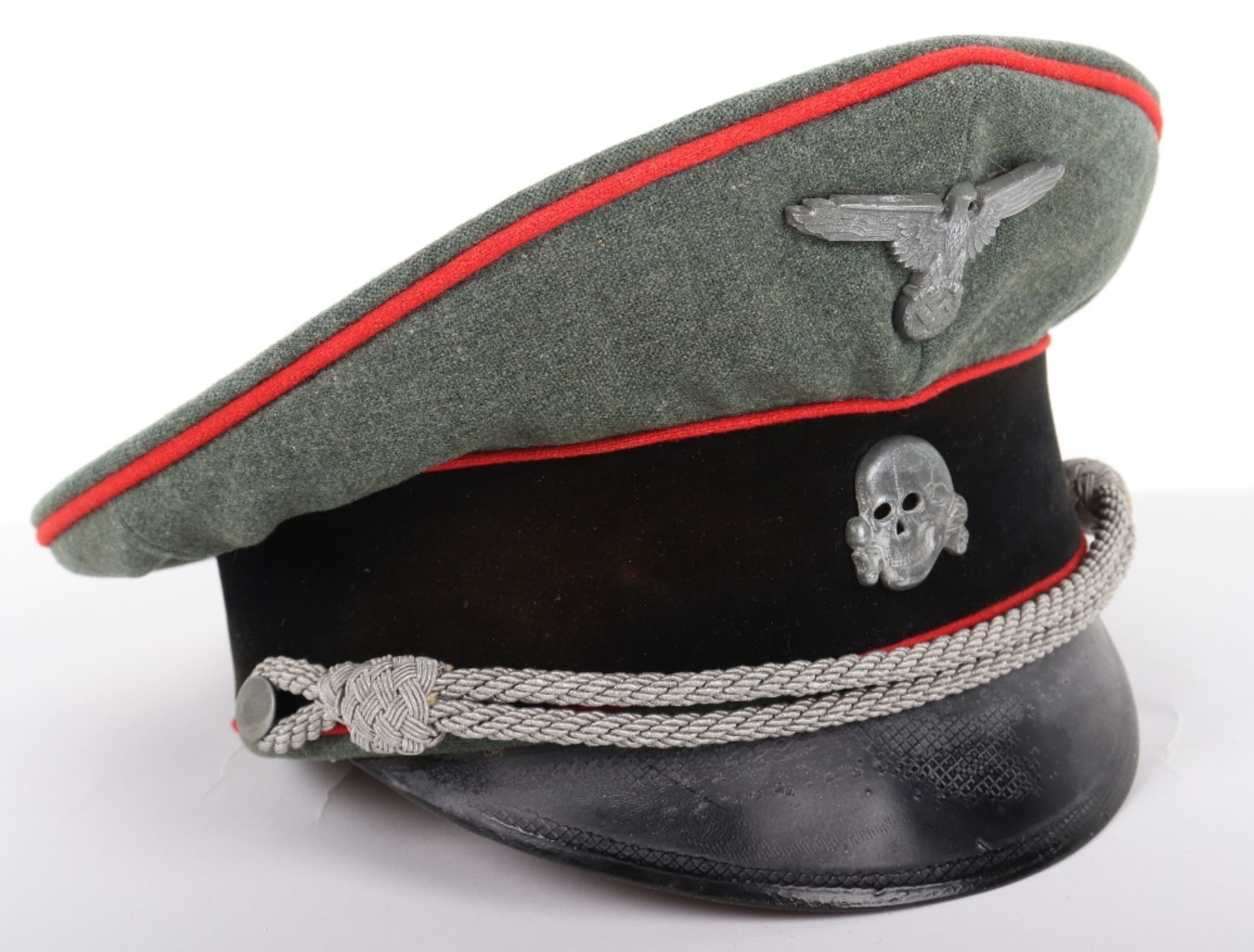 Waffen-SS Artillery Officers Peaked Cap - Image 3 of 6