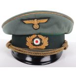 German Army Generals Peaked Cap
