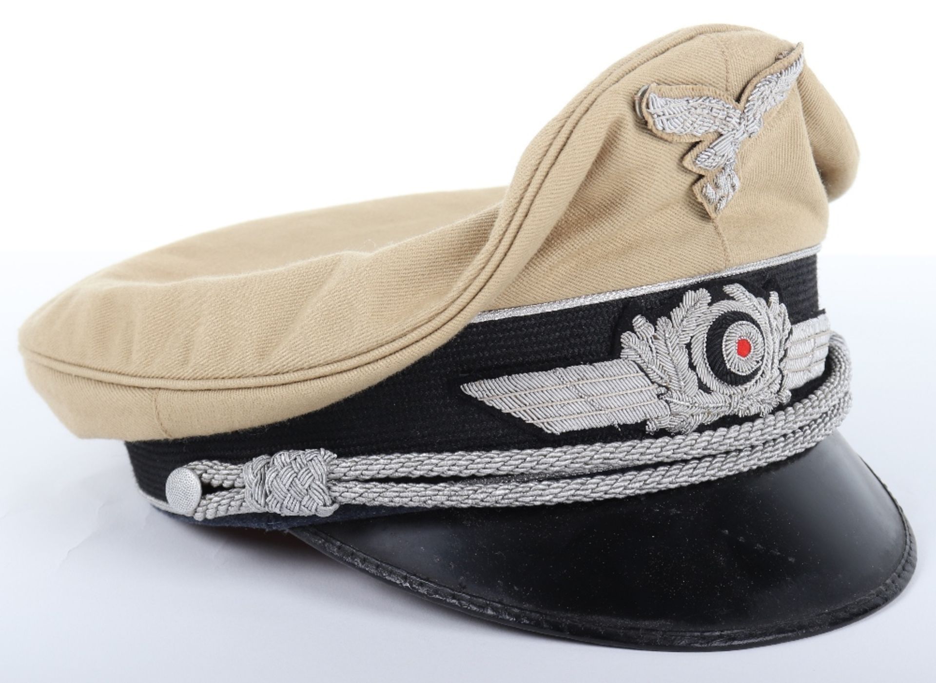 Luftwaffe Officers Summer Pattern Peaked Cap - Image 3 of 5