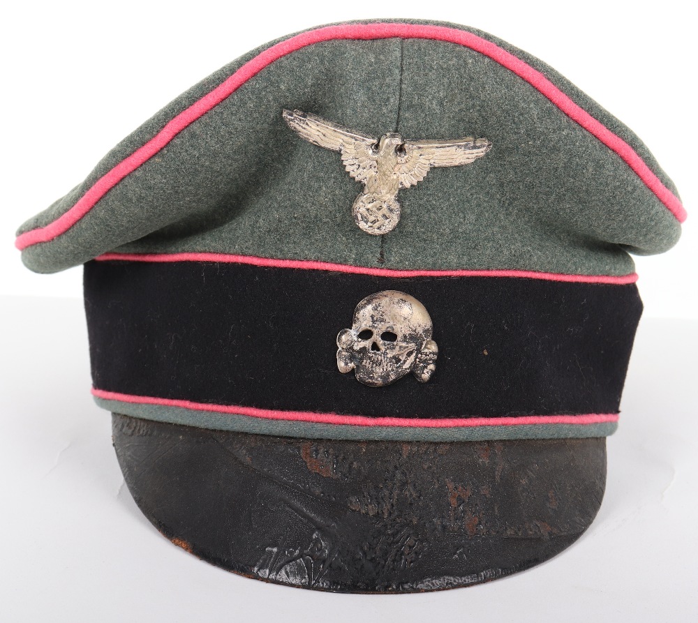 Waffen-SS Panzer Officers Crusher Cap