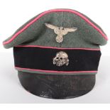 Waffen-SS Panzer Officers Crusher Cap