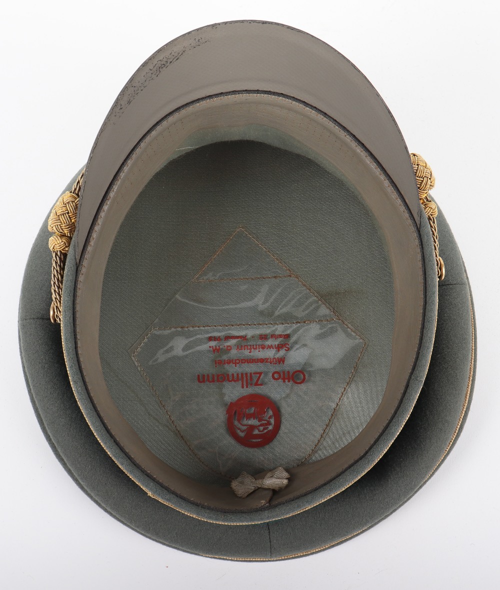 German Army Generals Peaked Cap - Image 6 of 6