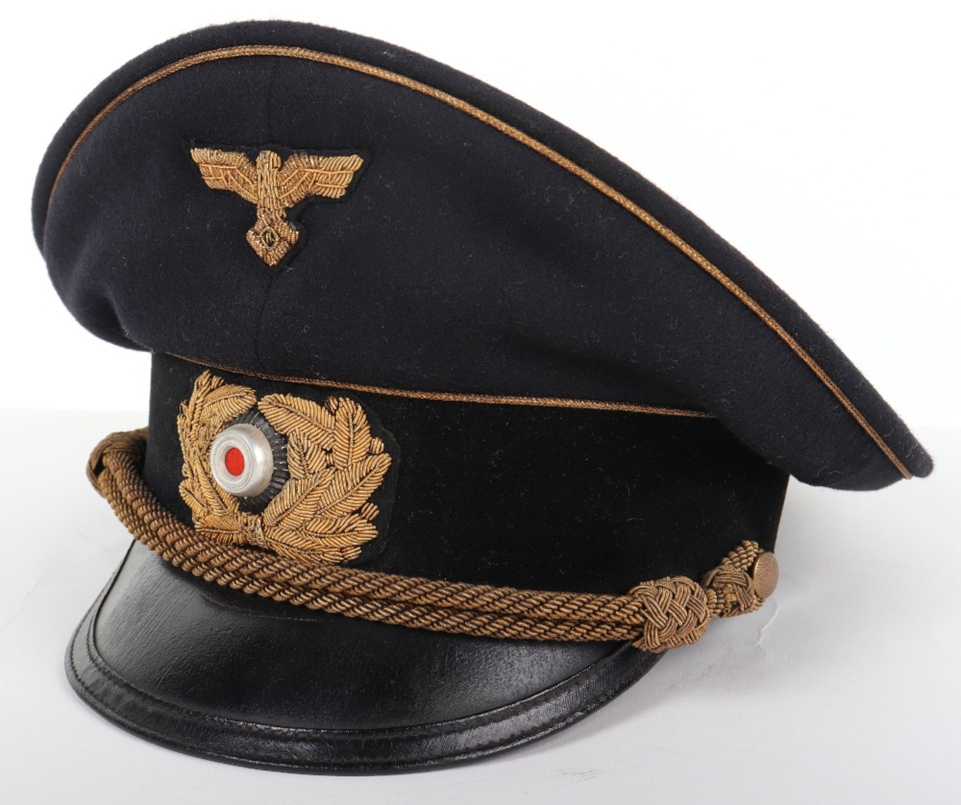 Third Reich TENO (Technische Nothilfe) Leaders Peaked Cap - Image 2 of 6