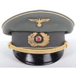 German Army Administration Generals Peaked Cap