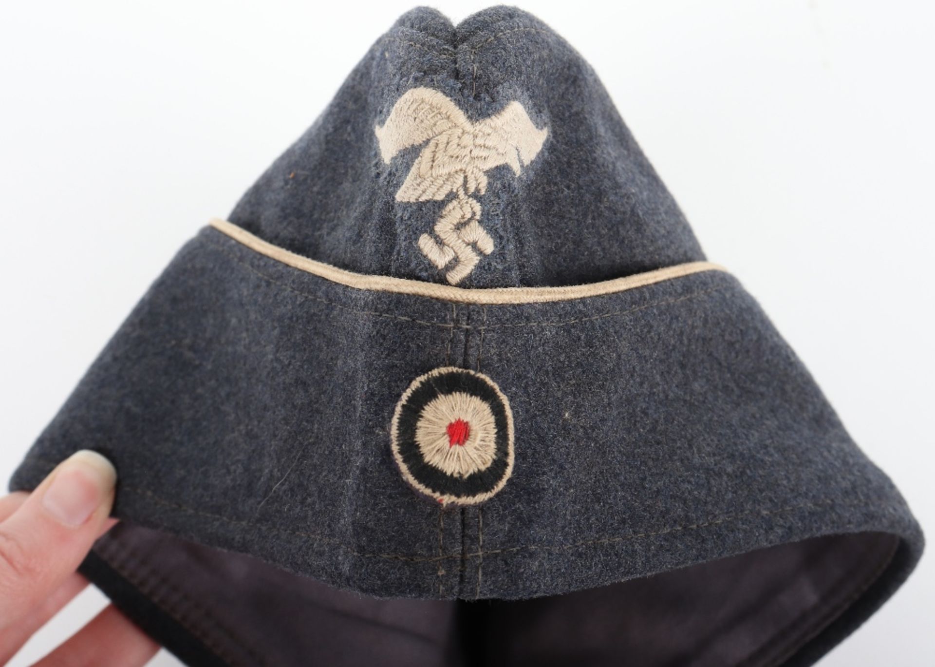 Luftwaffe Hermann Goring Division Overseas / Side Cap - Image 3 of 4