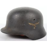 Luftwaffe M-40 Double Decal Steel Combat Helmet