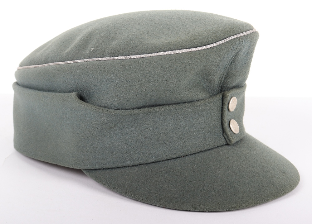 German Army Mountain Troops (Gebirgsjäger) Officers M-43 Field Cap - Image 3 of 6