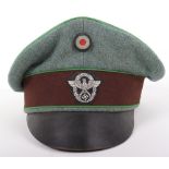 Third Reich Schutzpolizei Crusher Cap