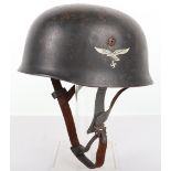 Luftwaffe Double Decal Paratroopers Steel Helmet