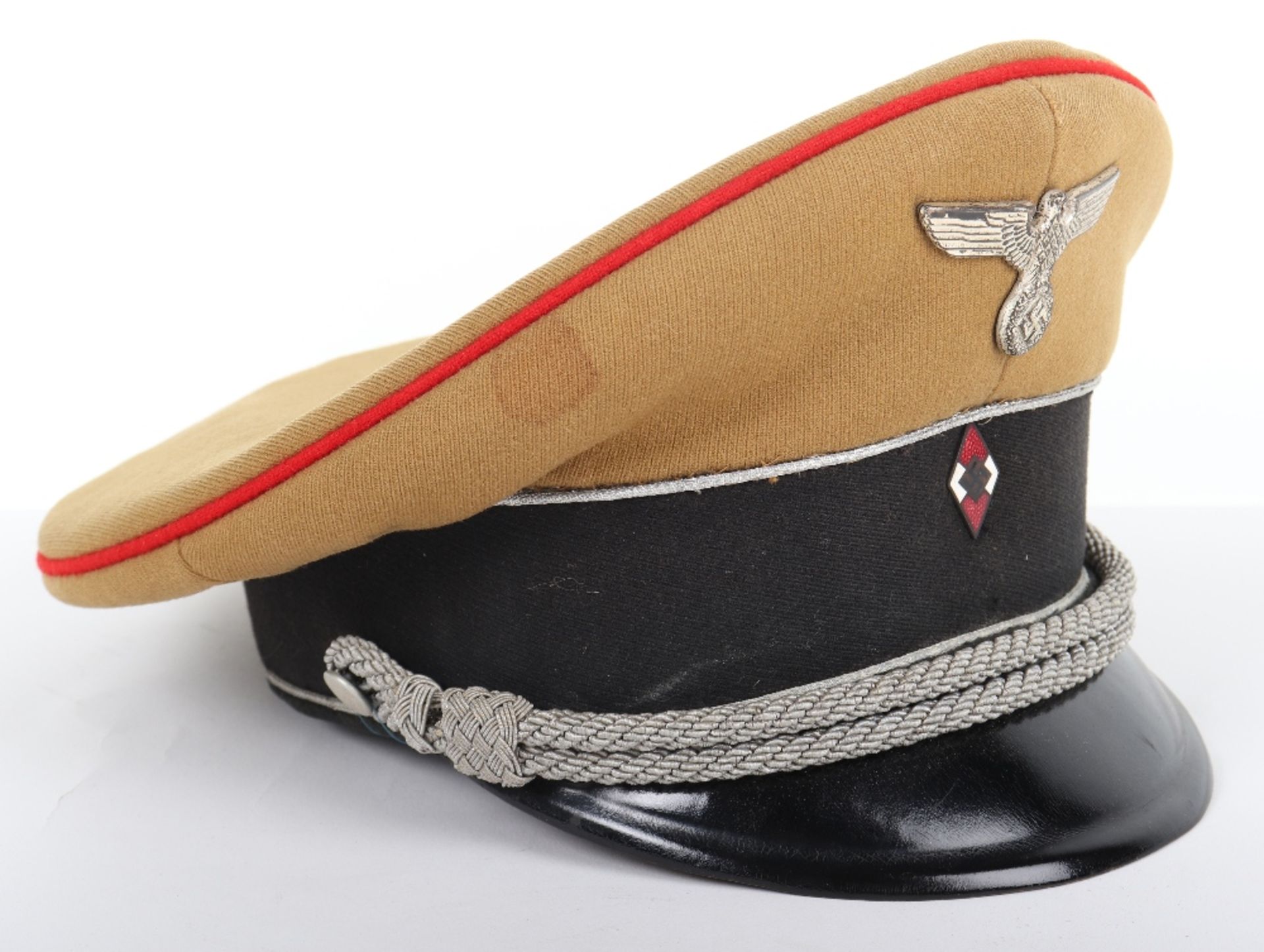 Third Reich Hitler Youth Leaders Peaked Cap - Image 2 of 5