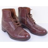 Pair of British WW2 Period Leather Boots