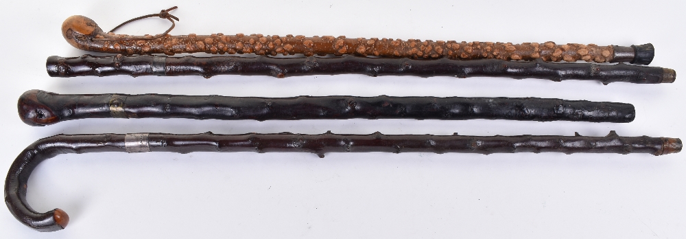 4x assorted knobbly walking sticks - Image 5 of 5