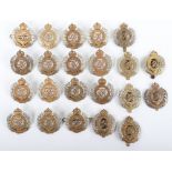 Quantity of Royal Engineers Warrant Officer Cap Badges