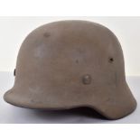 German Army Southern Front M-40 Steel Combat Helmet
