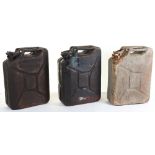 3x WW2 German 20 Litre “Jerry Cans”