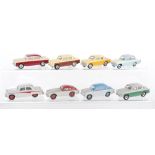 Eight Unboxed Dinky Toys Cars