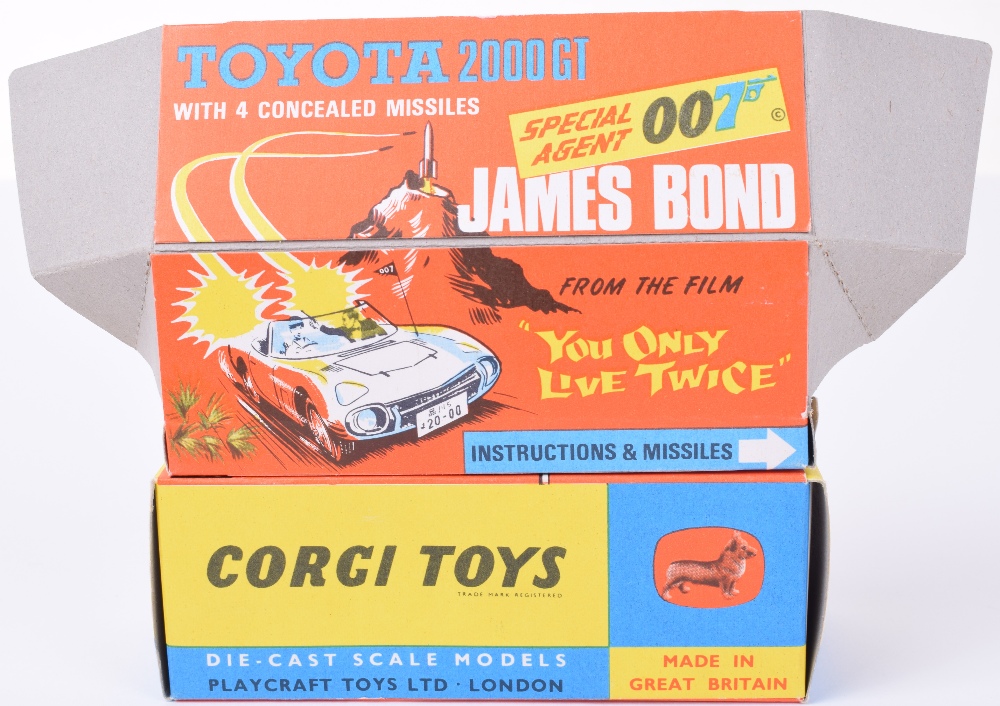 Corgi Toys James Bond 336 James Bond Toyota 2000GT from the film ‘You Only Live Twice’ - Image 3 of 7