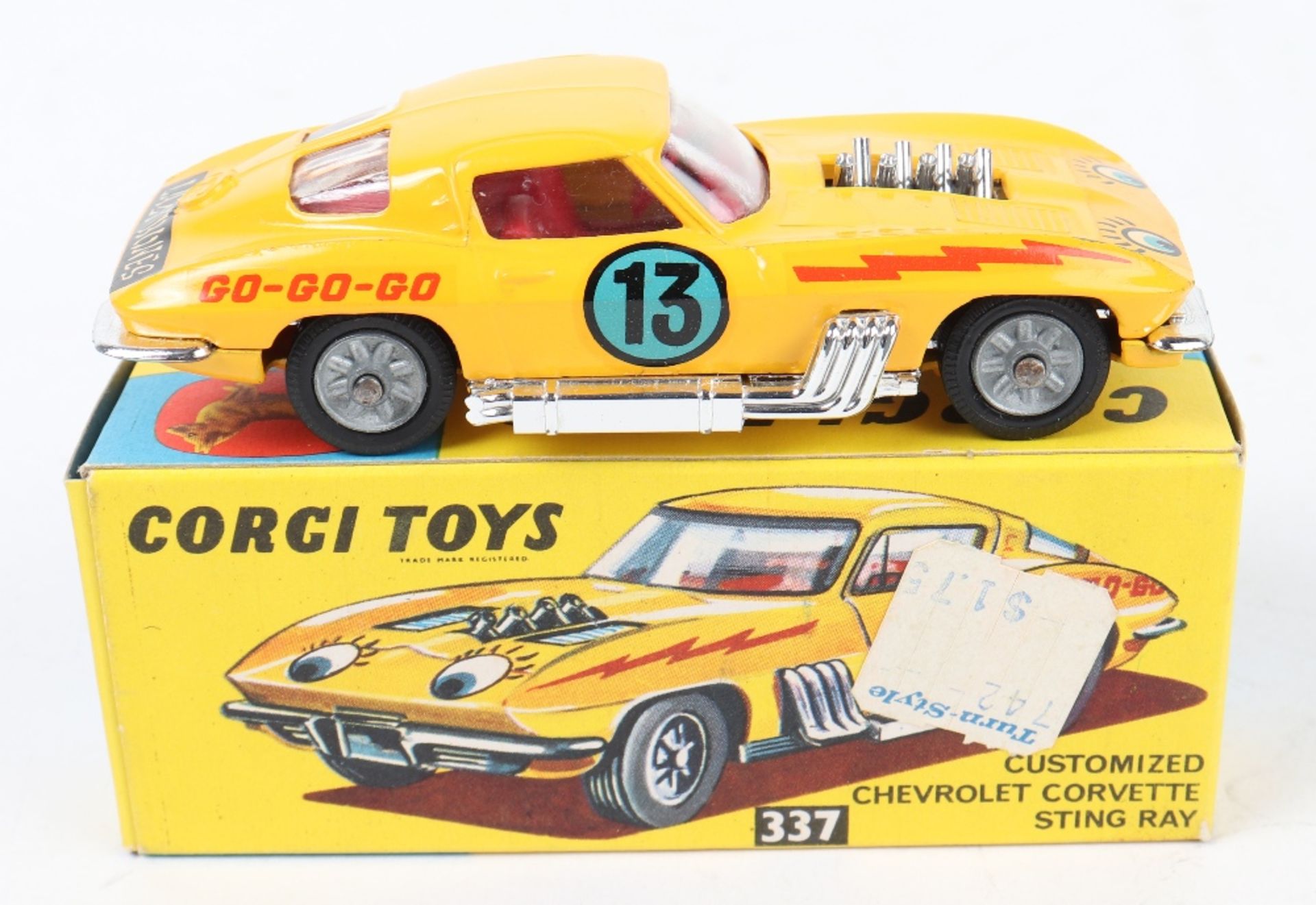 Corgi Toys 337 Customised Chevrolet Corvette Stingray - Image 2 of 5