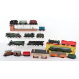 Collection of 00 gauge locomotives and rolling stock