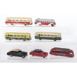 Unboxed French Dinky Toys Bus & Taxi Models
