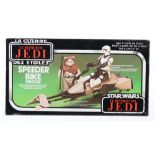 Vintage Boxed Palitoy General Mills Clipper Meccano Star Wars Return Of The Jedi Speeder Bike Ve