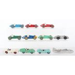 Eleven Dinky Toys Racing cars