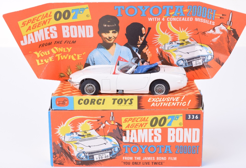 Corgi Toys James Bond 336 James Bond Toyota 2000GT from the film ‘You Only Live Twice’ - Image 2 of 7