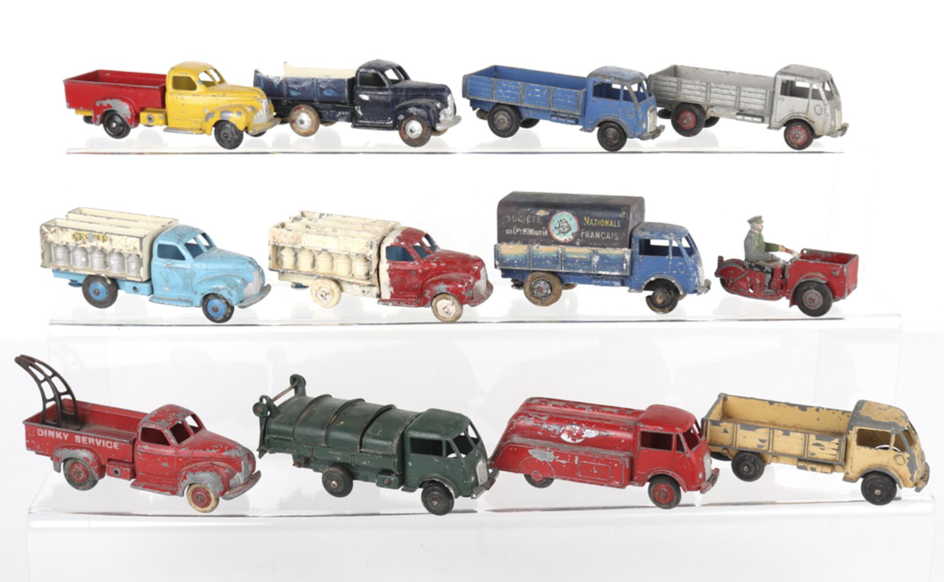 Quantity of Unboxed French Dinky Toys Commercial Vehicles