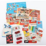 Vintage Lego cars and catalogues