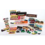 Ten Boxed Plastic Coaches and Truck models