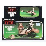 Vintage Boxed Kenner Star Wars Return Of The Jedi Speeder Bike Vehicle