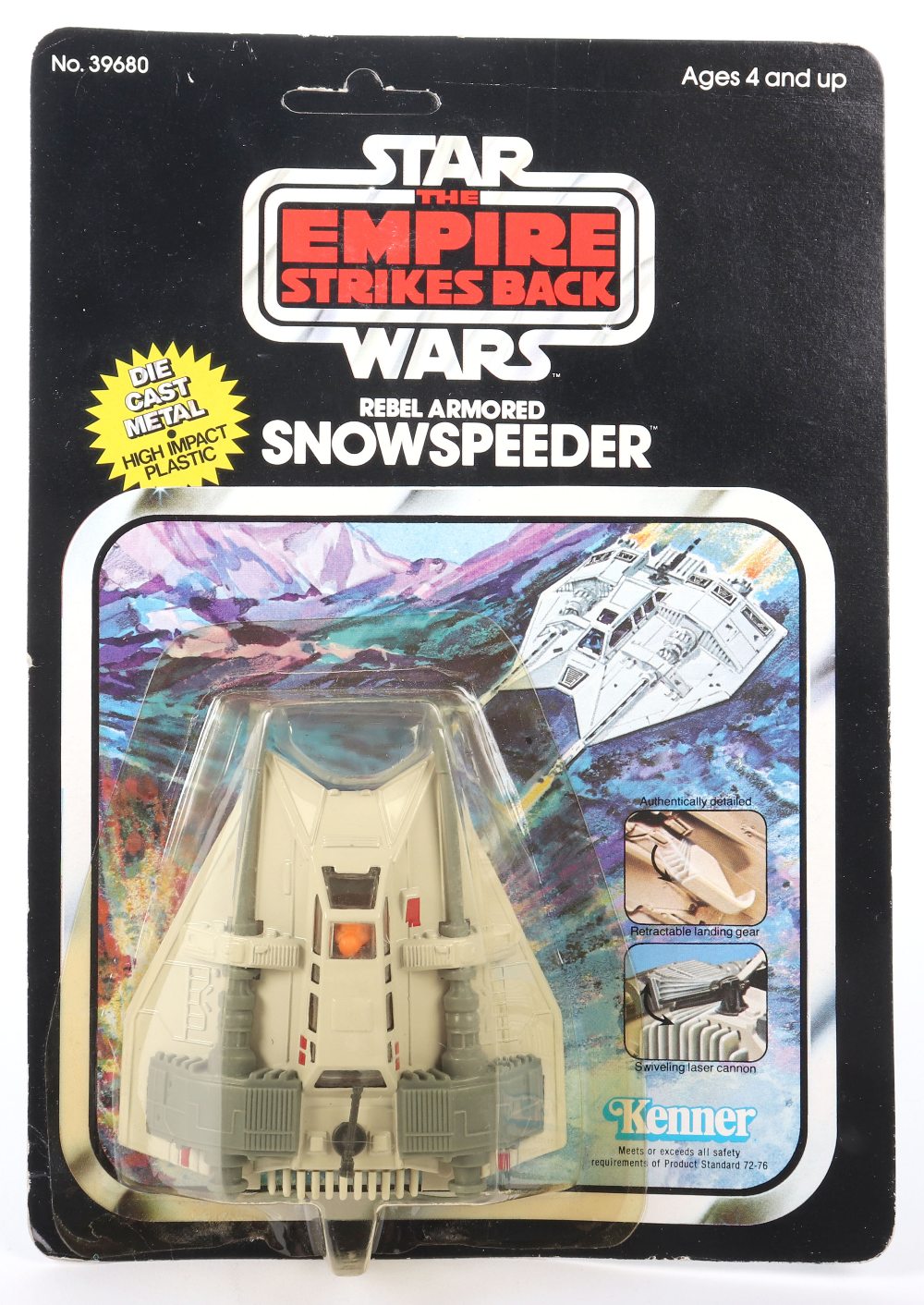 Vintage Kenner Star Wars The Empire Strikes Back Diecast Metal-High Impact Plastic Rebel Armoured Sn