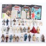 Thirty Two Loose 1st -2nd-3rd Wave Vintage Star Wars Figures