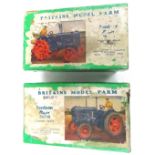 Britains Farm Tractors 127F, metal wheels and 128F rubber tyres