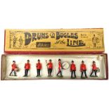 Britains set Drums and Bugles of the Line