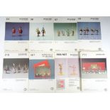 CBG Mignot, selection of single sided colour photo publicity sheets