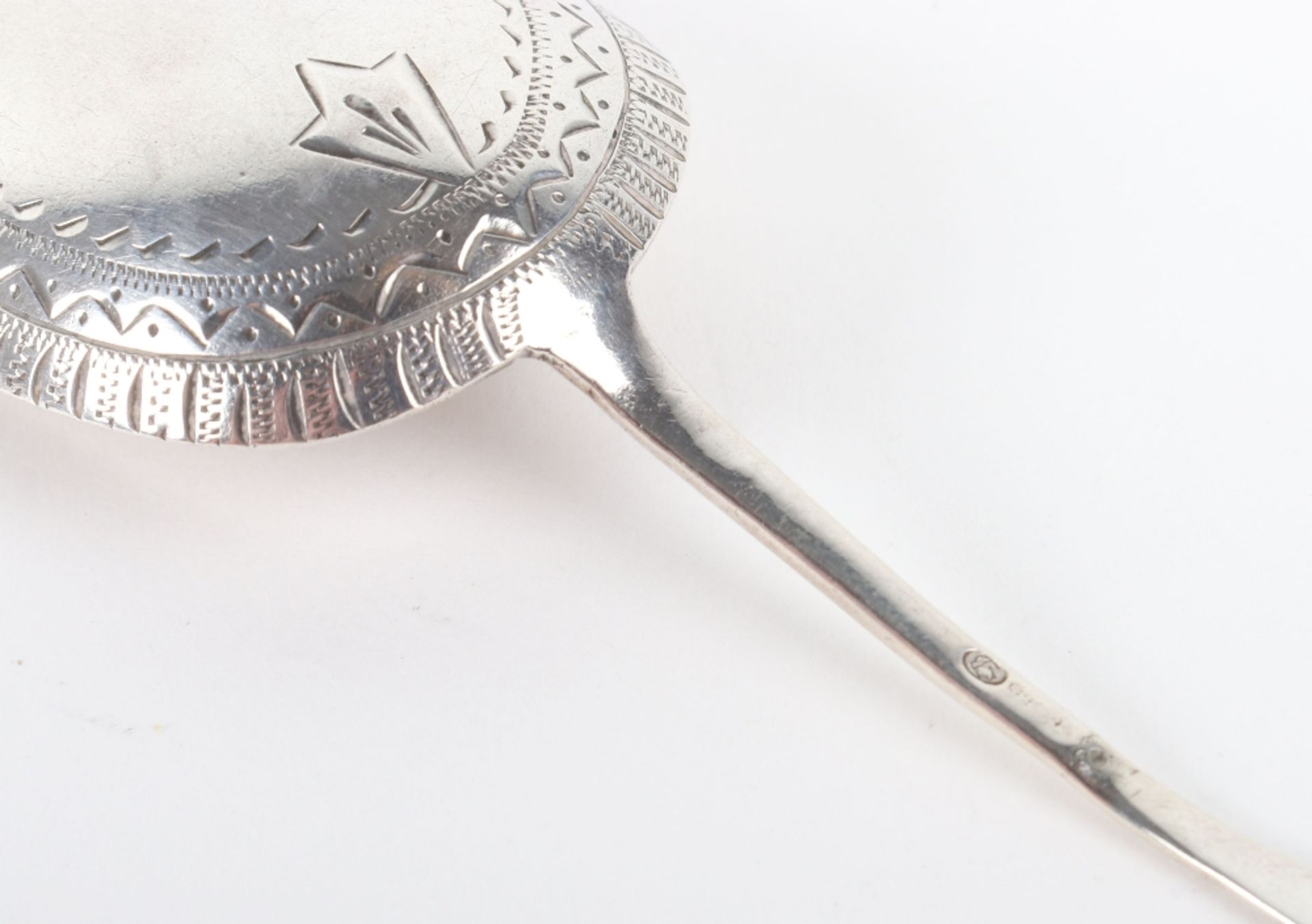 A Russian silver caddy spoon, 19th century, - Image 4 of 5