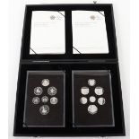 Royal Mint 2008 ‘Emblems of Britain’ and ‘Royal Shields of Arms’ Silver Proof Collection