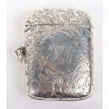 A silver vesta, Chester 1903