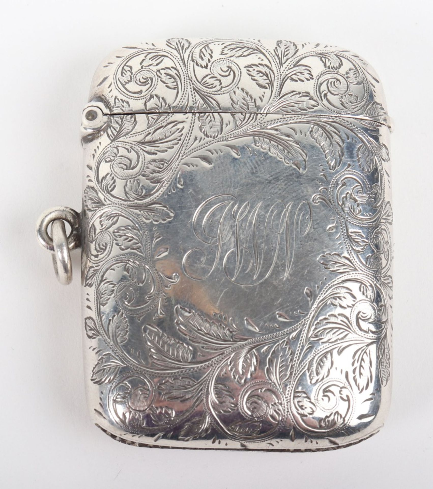 A silver vesta, Chester 1903