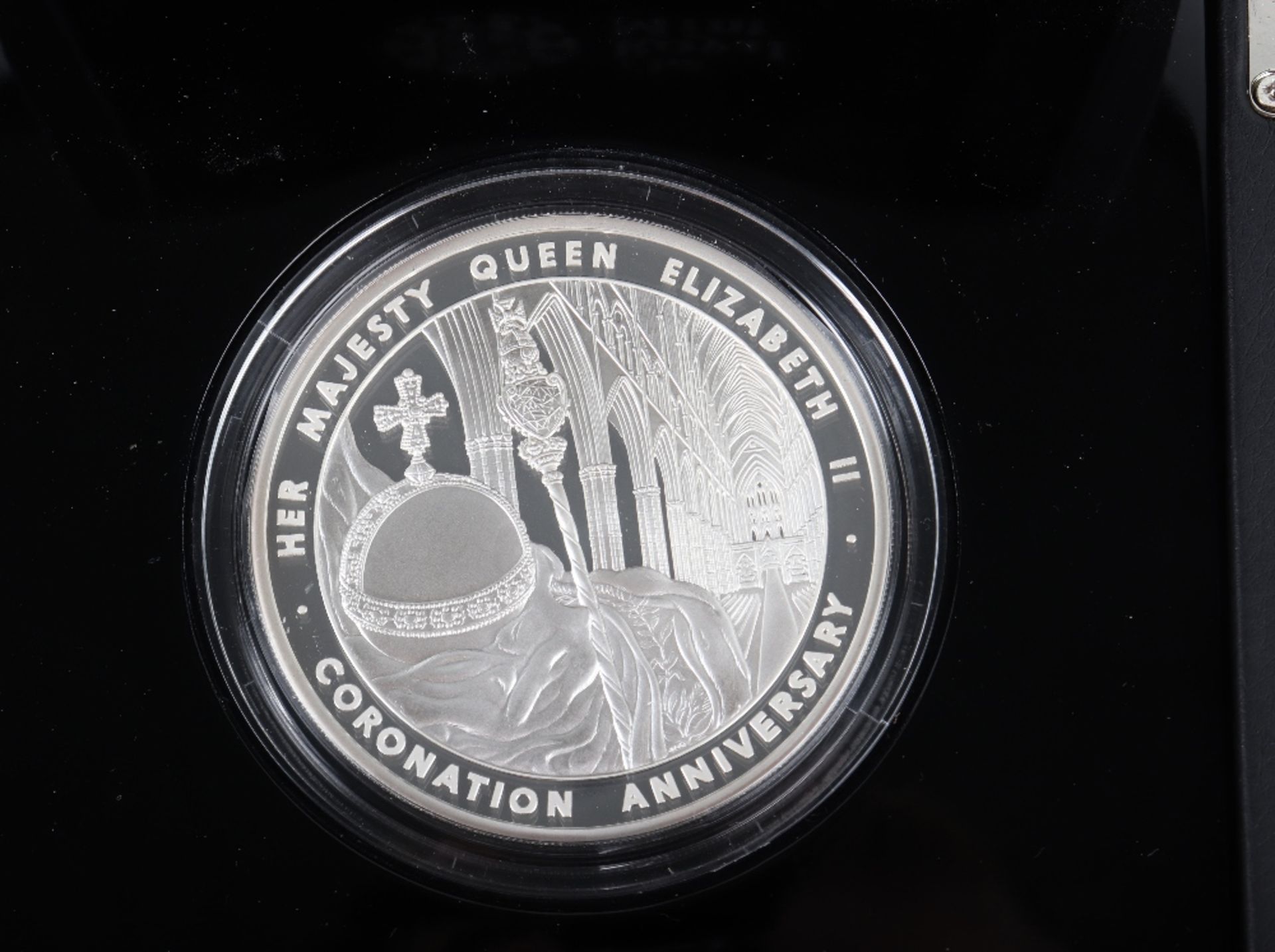 Royal Mint 60th Anniversary Coronation Five Ounce Silver Coin - Bild 2 aus 4